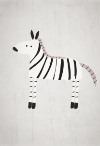 plakat zebra