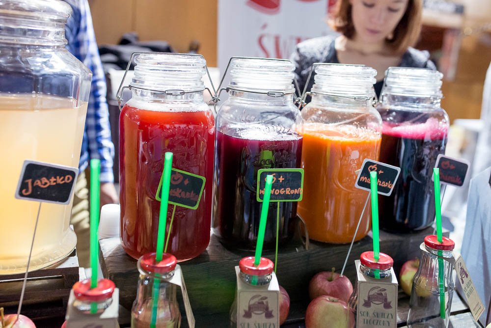 soki owocowe wyciskane