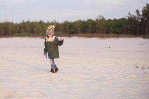 dziecko na plazy