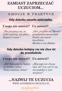 jak nazywac emocje