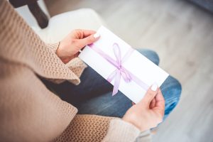 bon podarunkowy pod choinke