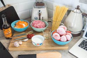 skladniki na spaghetti