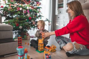 mama bawi sie z dzieckiem lego