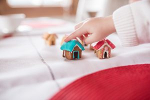 mini domki z piernika