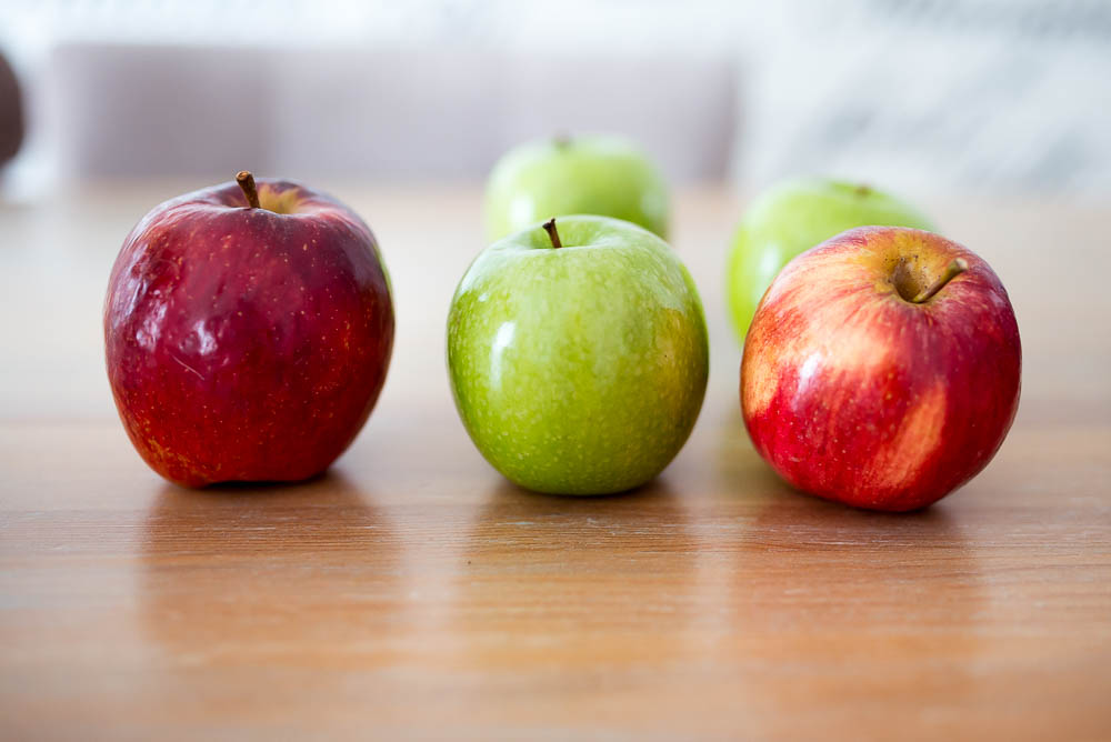 wosk na jablkach